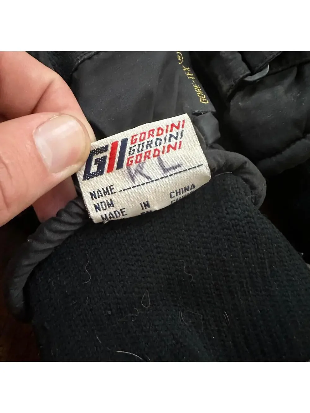 Gordini Winter Gloves Women Size Small Leather Palm Gore-Tex VTG 90s